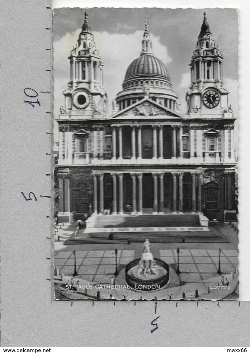 CARTOLINA VG REGNO UNITO - LONDON - St. Paul's Cathedral - 9 X 14 - ANN. 1958 - St. Paul's Cathedral