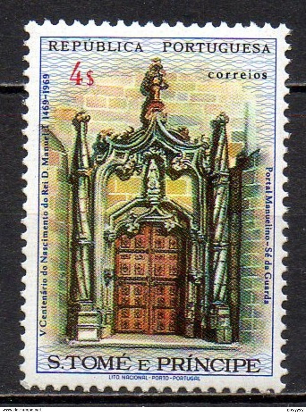 Sao Tome Et Principe - 1969 - Yvert N°  407 ** - Bicentenaire De La Naissance Du Roi D. Manuel I - St. Thomas & Prince