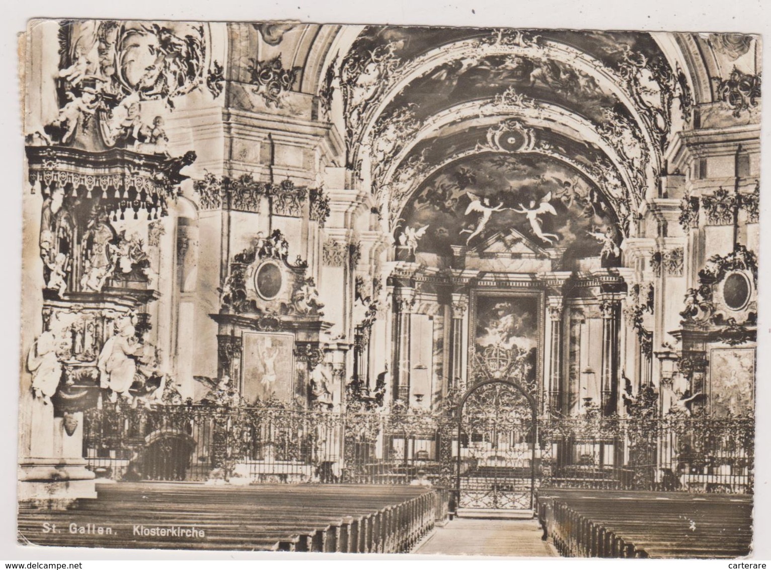 SUISSE,HELVETIA,SWISS,SCH WEIZ,SVIZZERA,SWITZERLAND ,SANKT GALLEN,ST GALLEN,KLOSTERKIRCHE - Saint-Gall