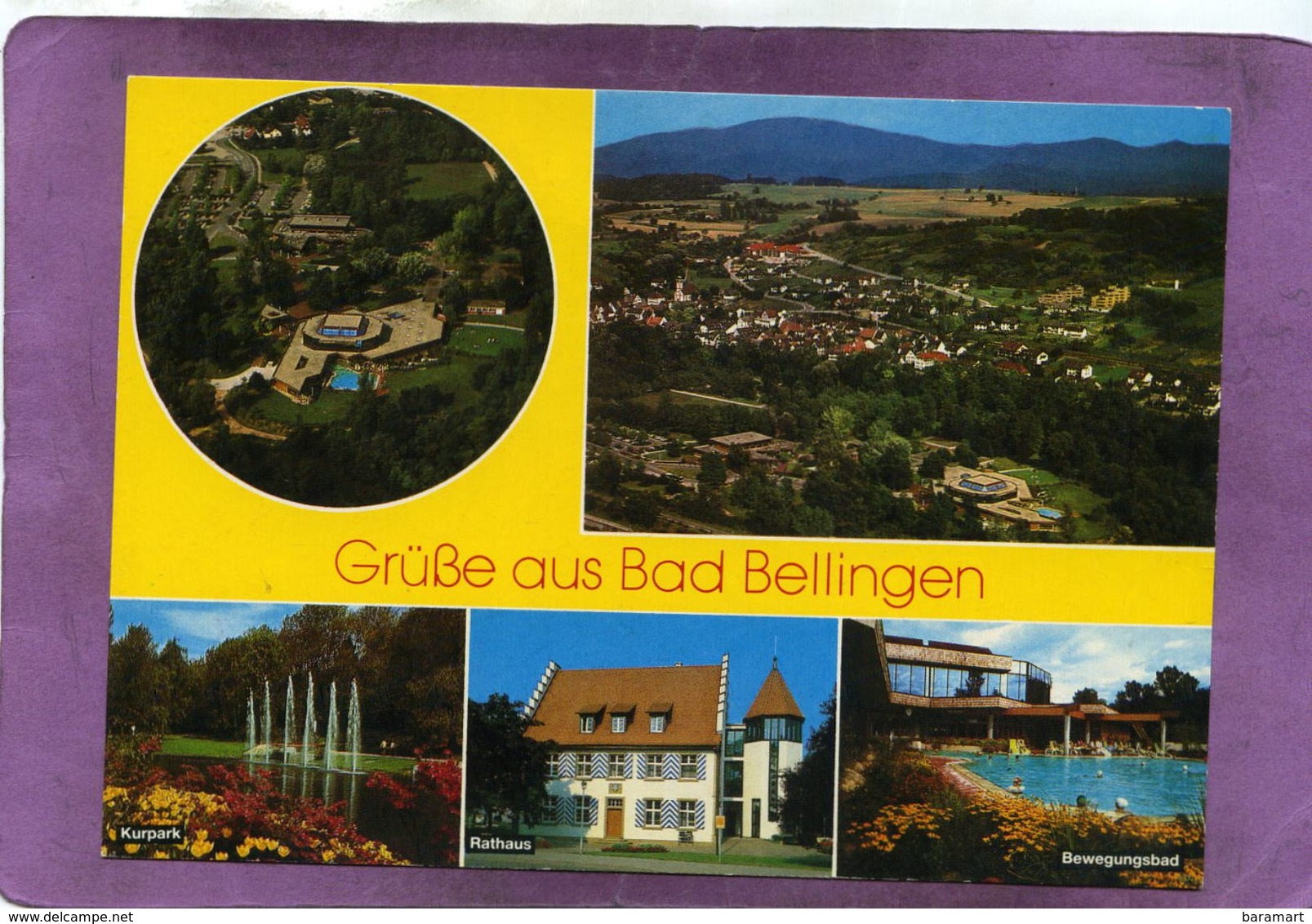 Grüsse Aus Bad Bellingen Kurpark Rathaus  Bewegunsbad - Bad Bellingen