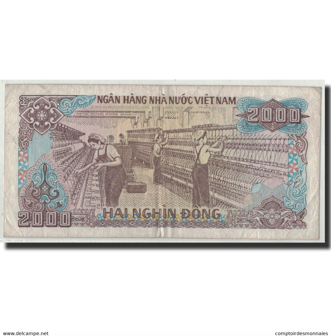 Billet, Viet Nam, 2000 D<ox>ng, 1998, KM:107a, TB - Vietnam