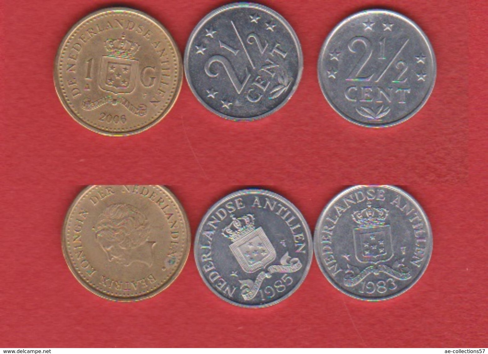 Antilles Néerlandaises  / Lot De 3 Monnaies - Nederlandse Antillen