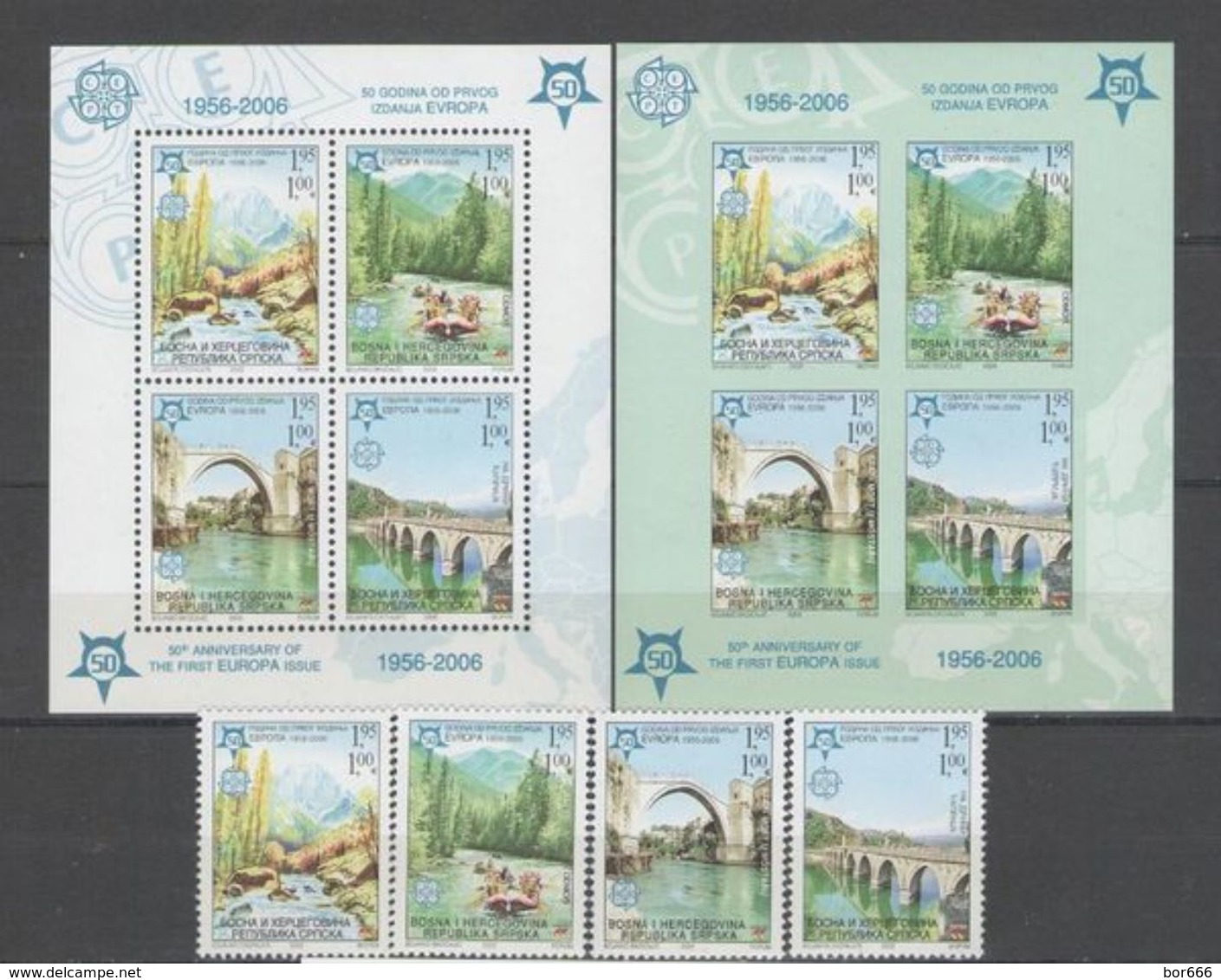 Serbian Bosnia & Herzegovina " EUROPA / LANDSCAPES " 2005 MNH - Bosnia And Herzegovina