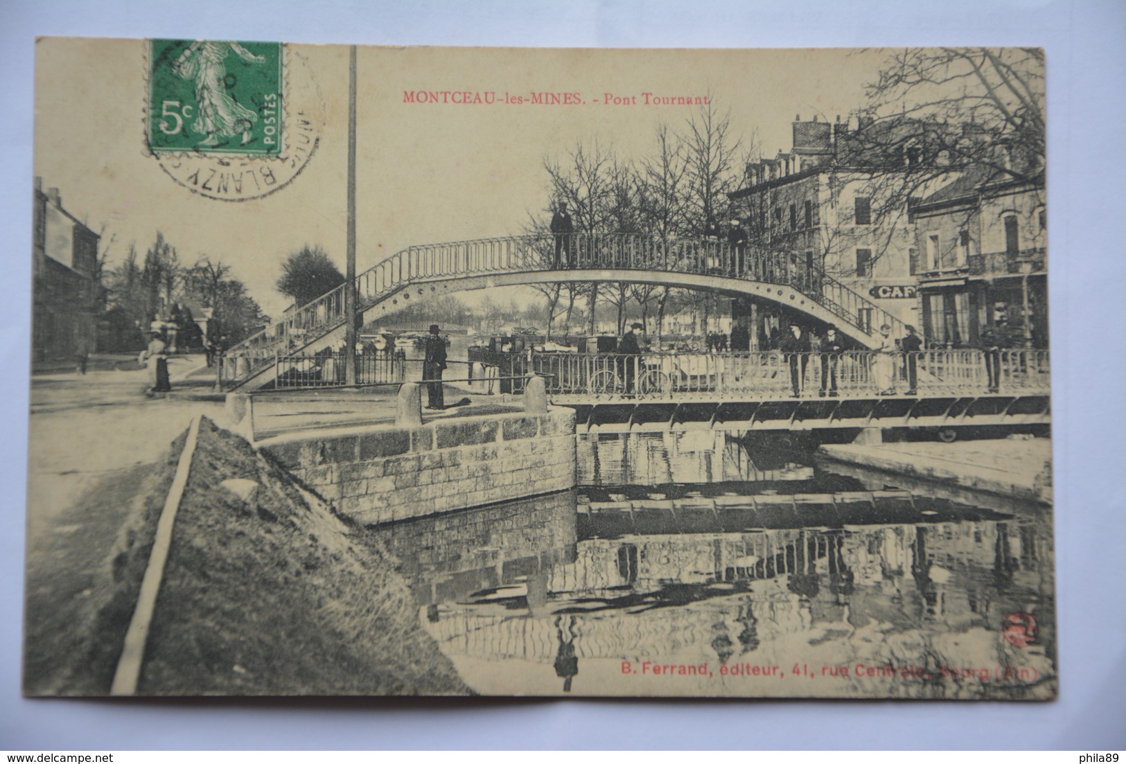 MONTCEAU-les-MINES-pont Tournant-animee - Montceau Les Mines