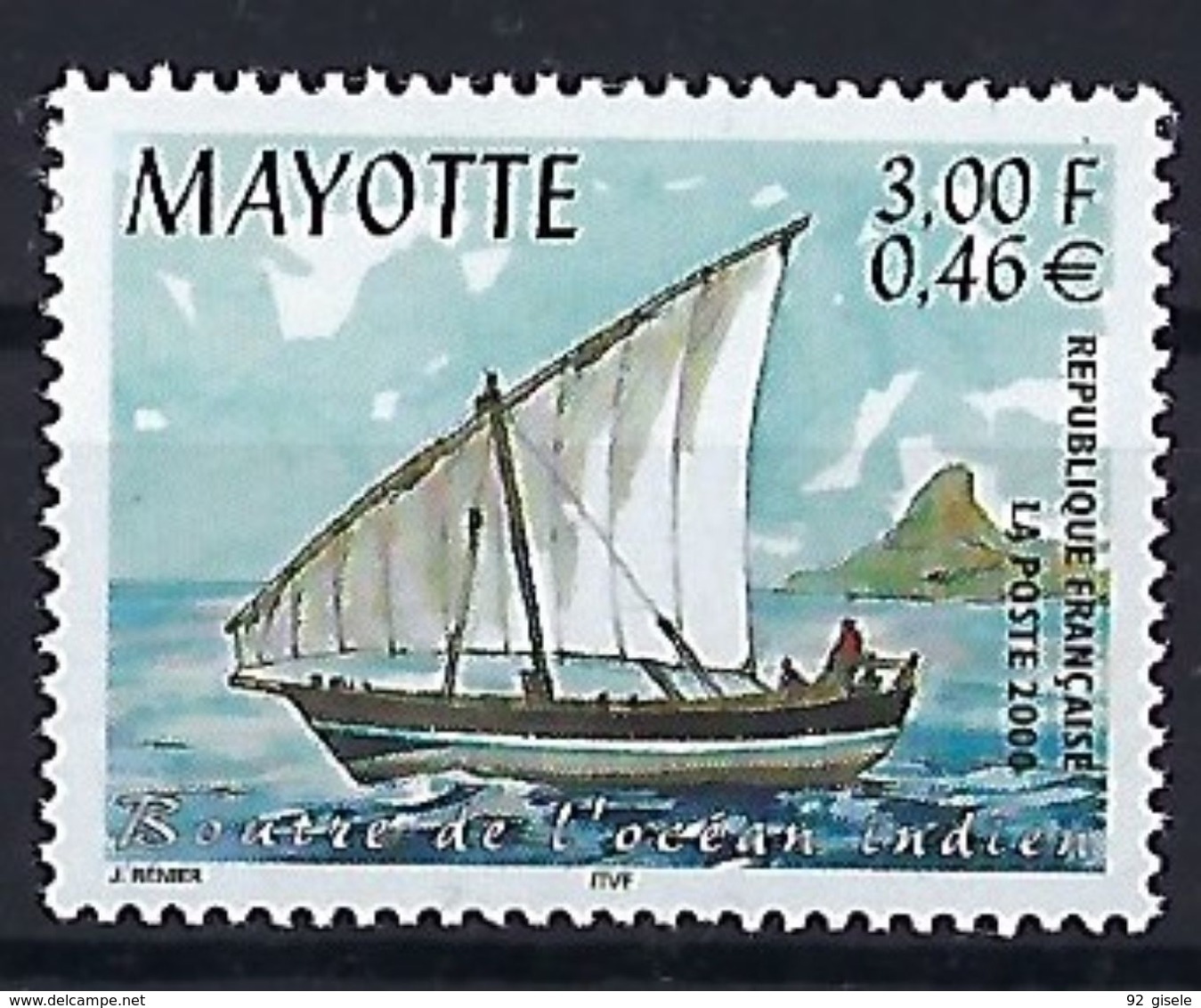 Mayotte YT 81 " Bateau " 2000 Neuf** - Neufs