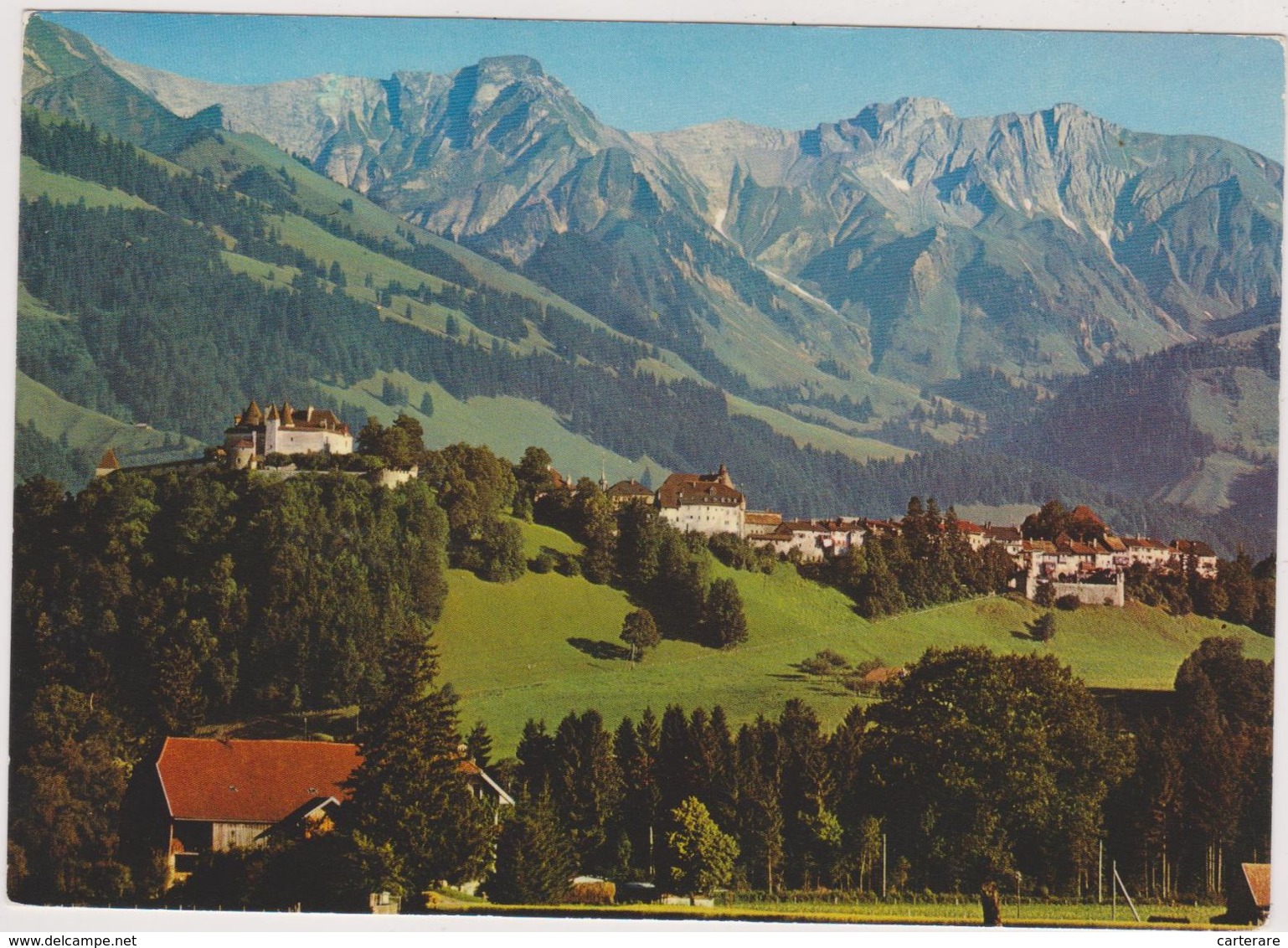 SUISSE,SWITZERLAND,SWISS, HELVETIA,SCHWEIZ,SVIZZERA , FRIBOURG,GRUYERES,prés Bulle,il Y A 35 Ans - Bulle