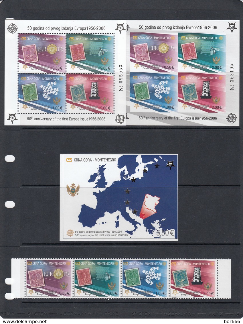 Montenegro " EUROPA / STAMPS ON STAMP / BEE " 2006 MNH - Montenegro