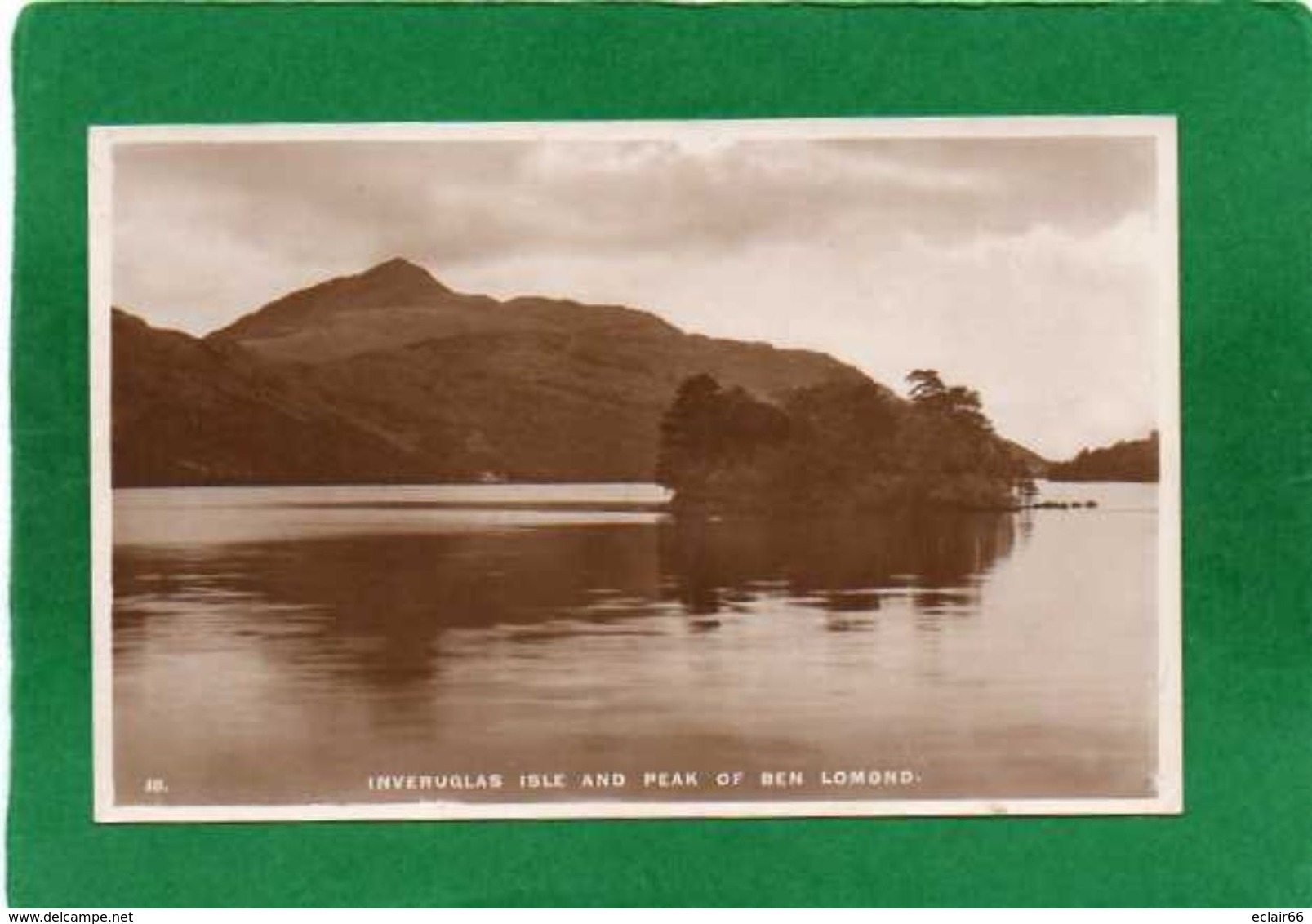 PEAK OF BEN LOMOND FROM TARBET - Ardlui Postmark  N°18 - Dunbartonshire
