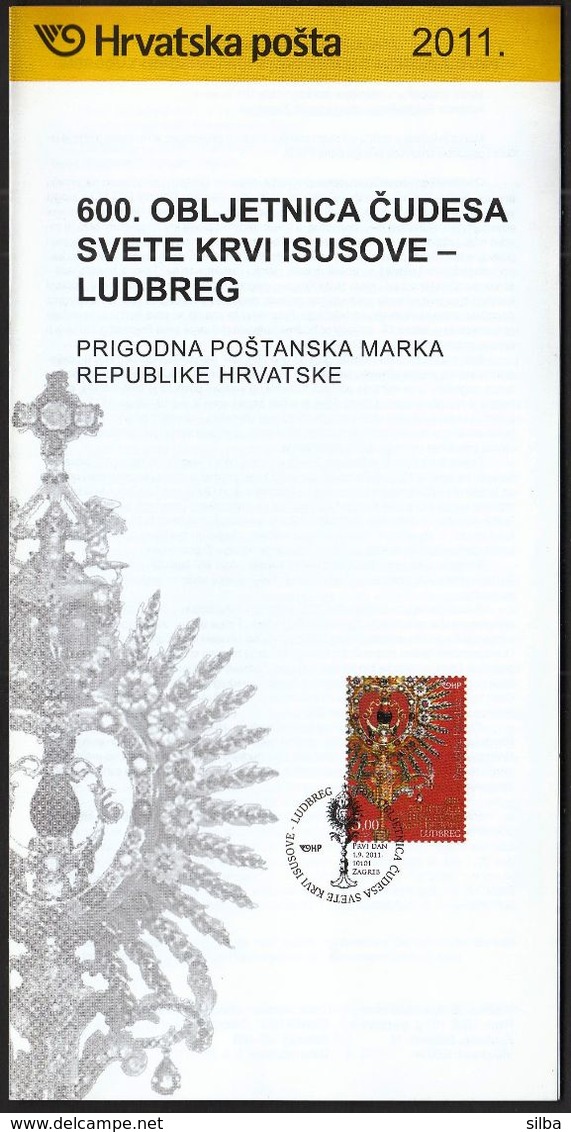 Croatia 2011 / Prospectus, Leaflet, Brochure / Miracles Of The Precious Blood Of Jesus - Ludbreg - Croatia