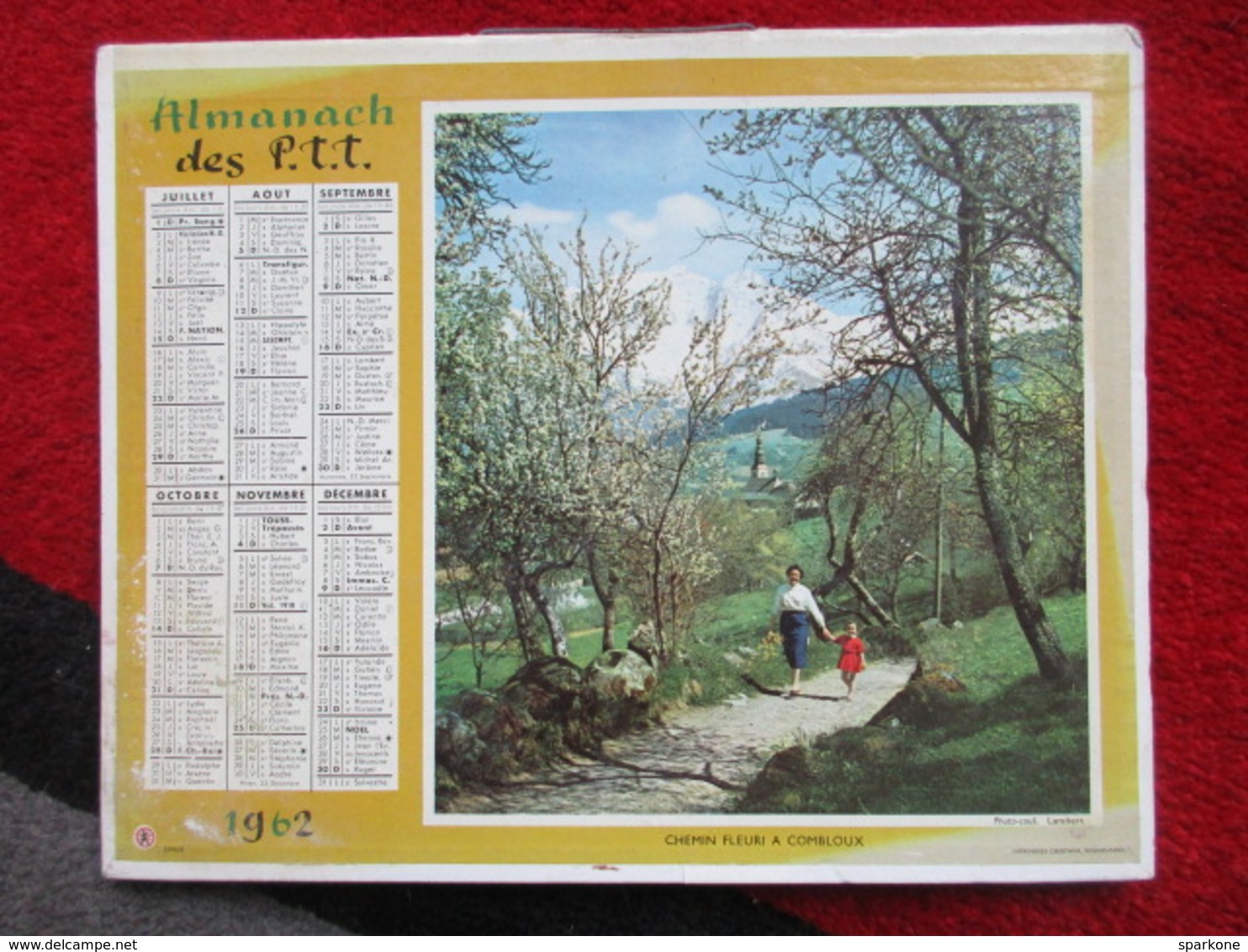 Almanach Des P.T.T. / De 1962 - Grand Format : 1961-70