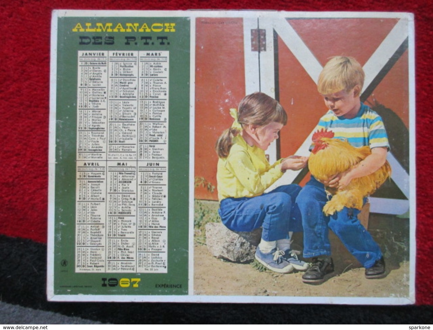 Almanach Des P.T.T. / De 1967 - Grand Format : 1961-70