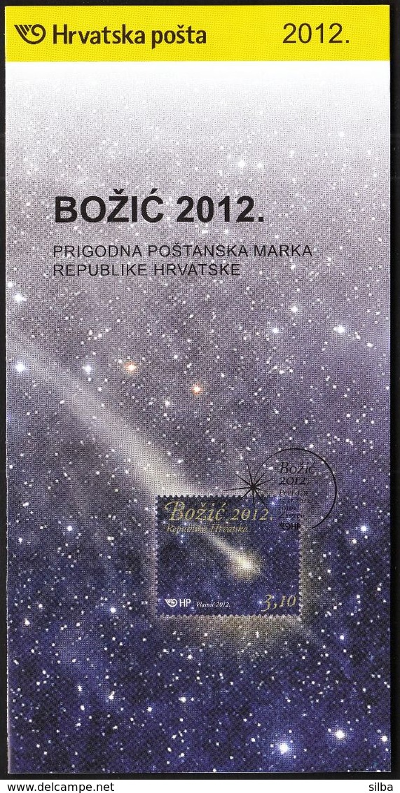 Croatia 2012 / Prospectus, Leaflet, Brochure / Christmas / Falling Star - Croatie