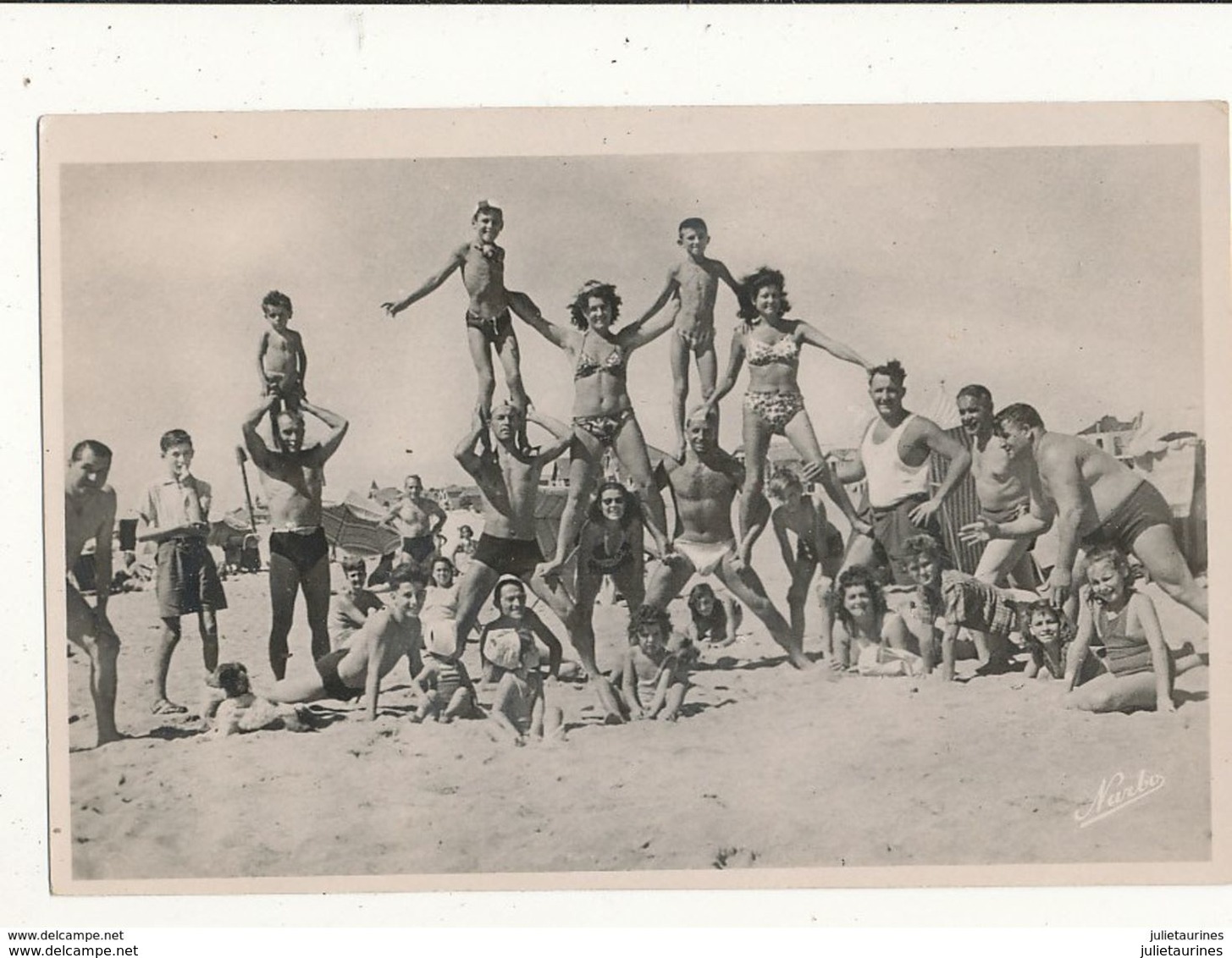 34 VALRAS PLAGE JEUX DE PLAGE A LA LIGNE CPA BON ETAT - Autres & Non Classés