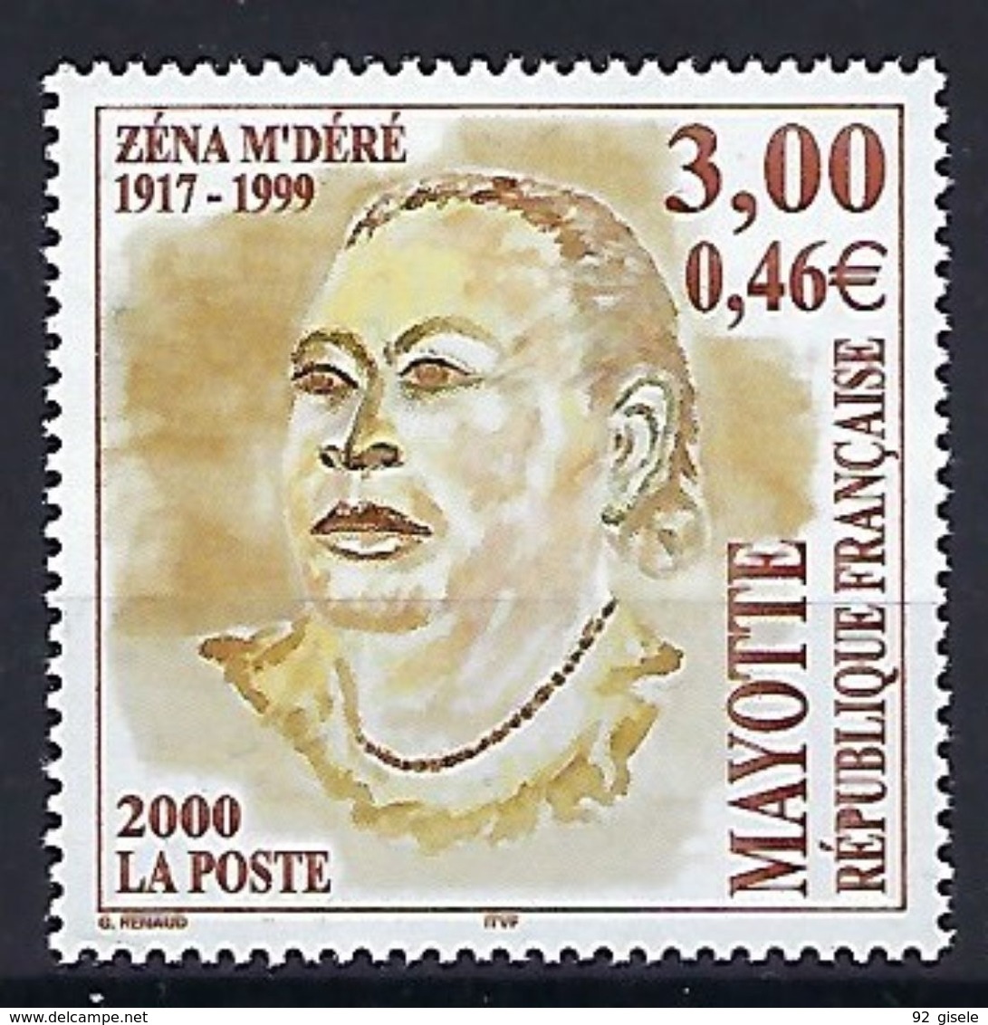 Mayotte YT 89 " Personnalité " 2000 Neuf** - Unused Stamps