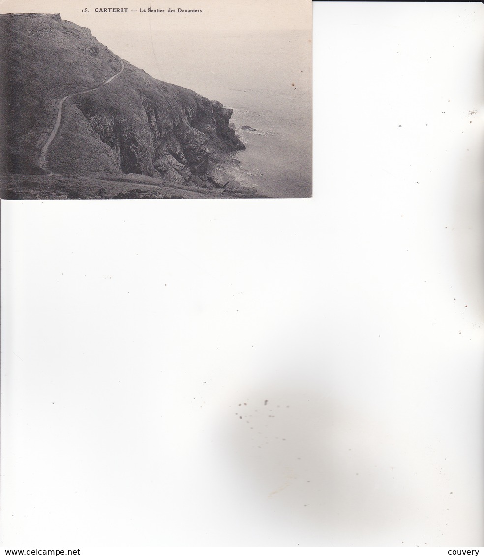 CPA 50 CARTERET ,le Sentier Des Douaniers. - Carteret