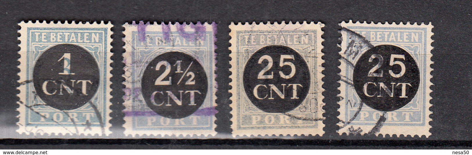 Nederland 1923 Portzegels Nvph + Mi  Nr 61 - 64 Compleet - Postage Due