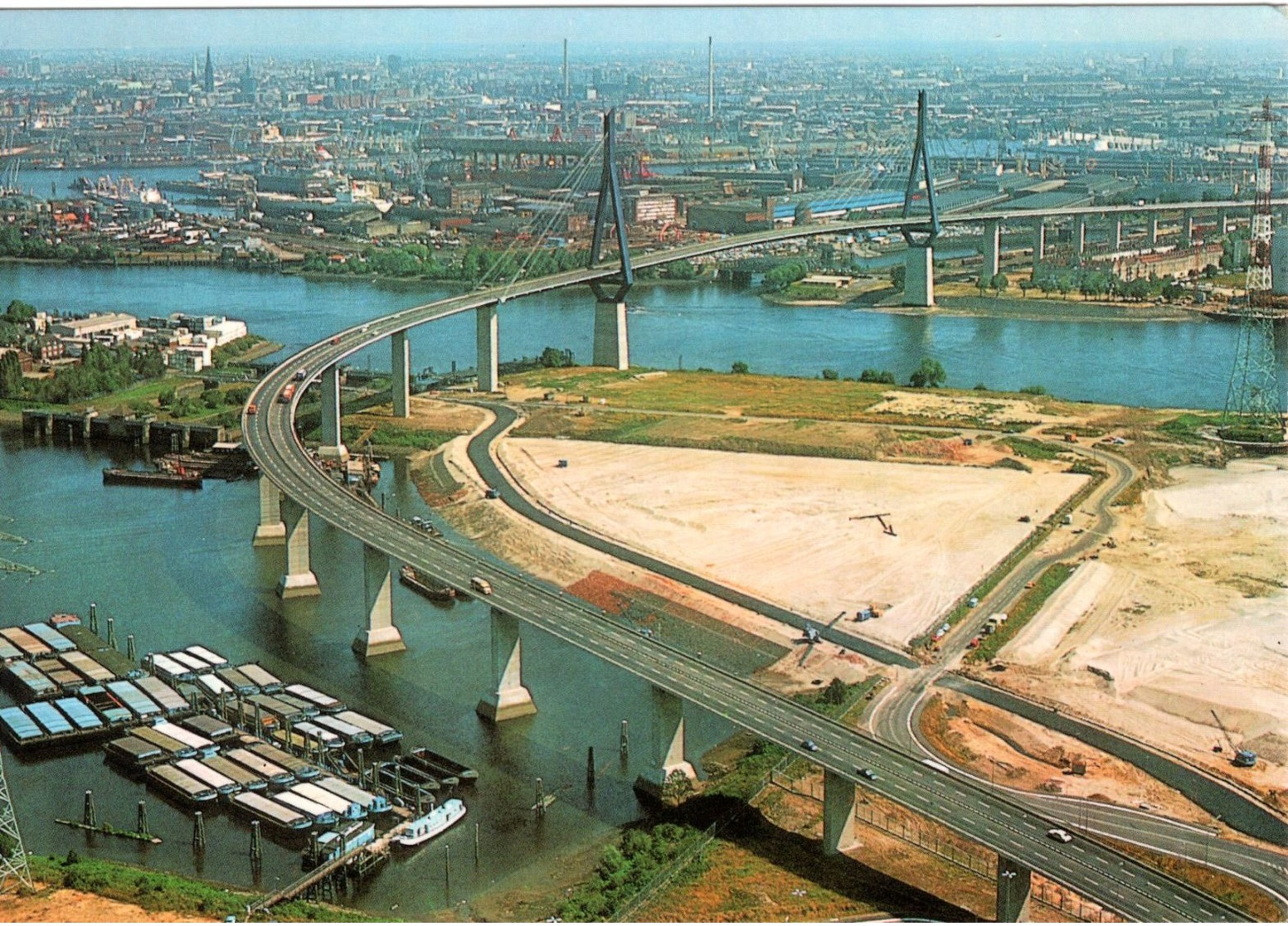 DE-HH: HAMBURG: Köhlbrandbrücke - Harburg