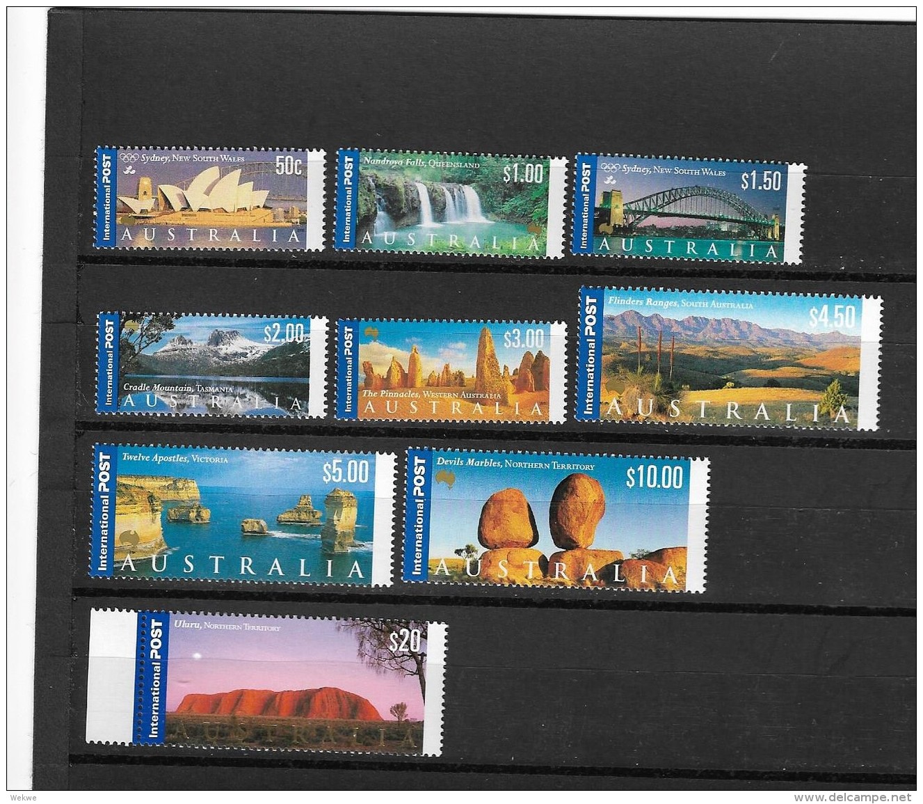 Australien Dauerserie, Nominale $ 47,50 - Mint Stamps