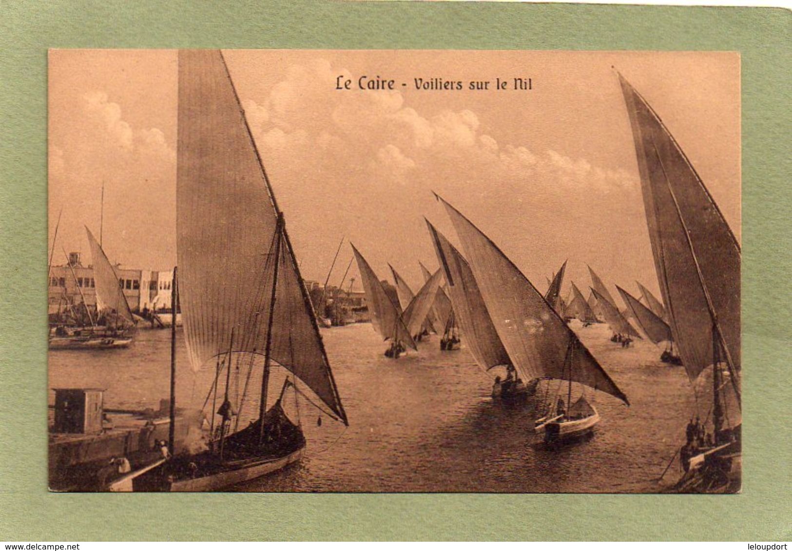 LE CAIRE    VOILIERS SUR LE NIL - Le Caire