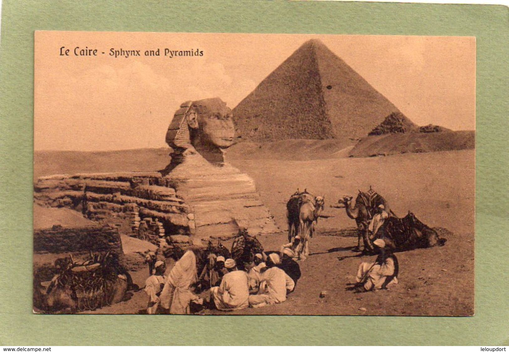 LE CAIRE    SPHYNX AND PYRAMIDS - Le Caire