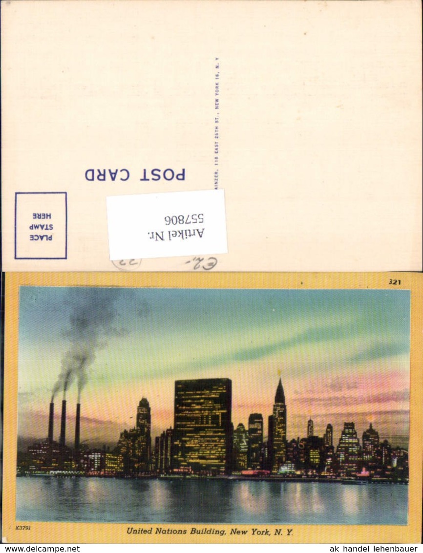 557806,New York City UNO Building - Sonstige & Ohne Zuordnung