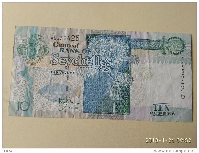 10 Rupees 2005 - Seychelles