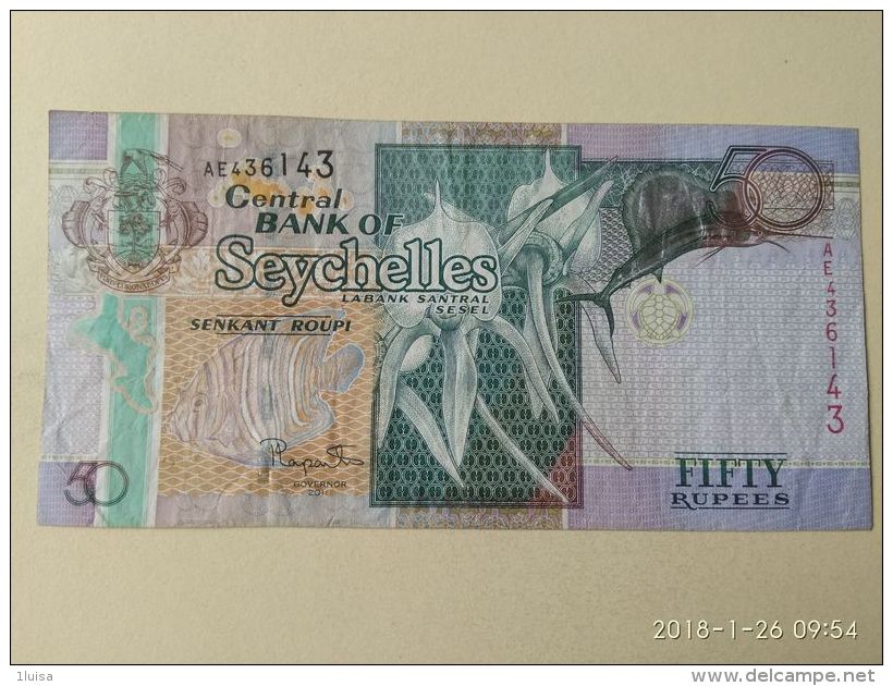 50 Rupees 2011 - Seychelles