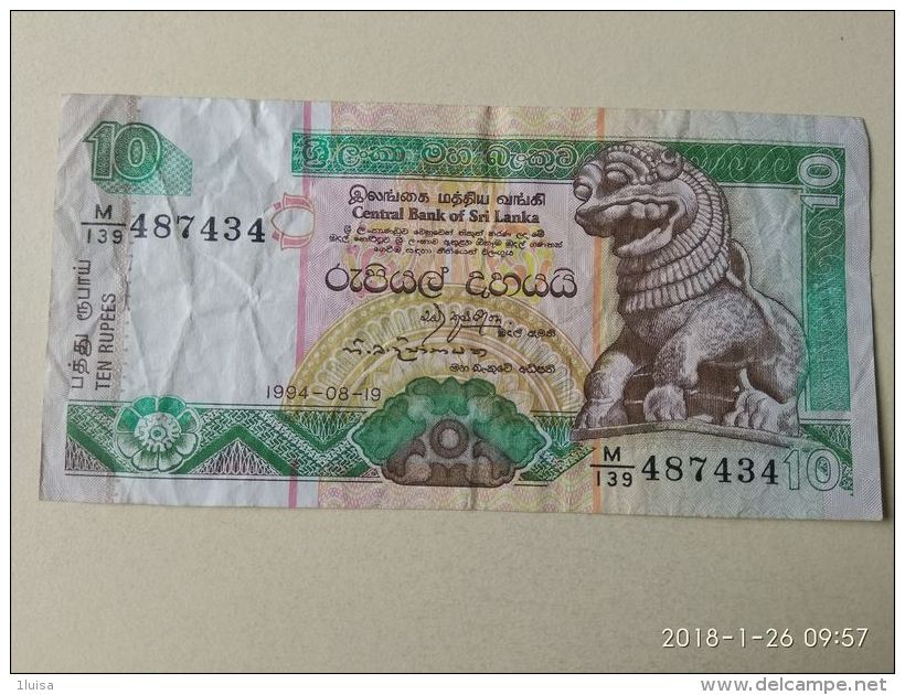 10 Rupees 1994 - Sri Lanka