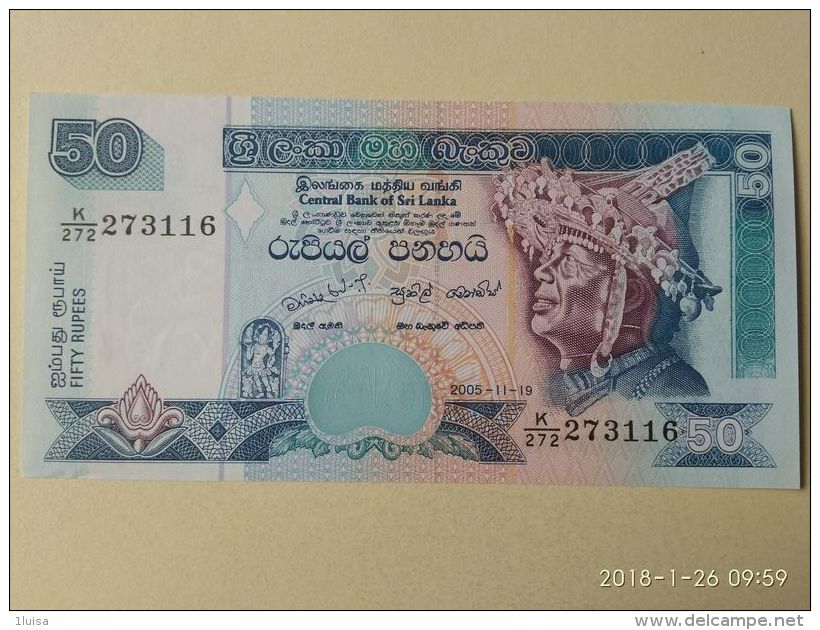 50 Rupees 2005 - Sri Lanka