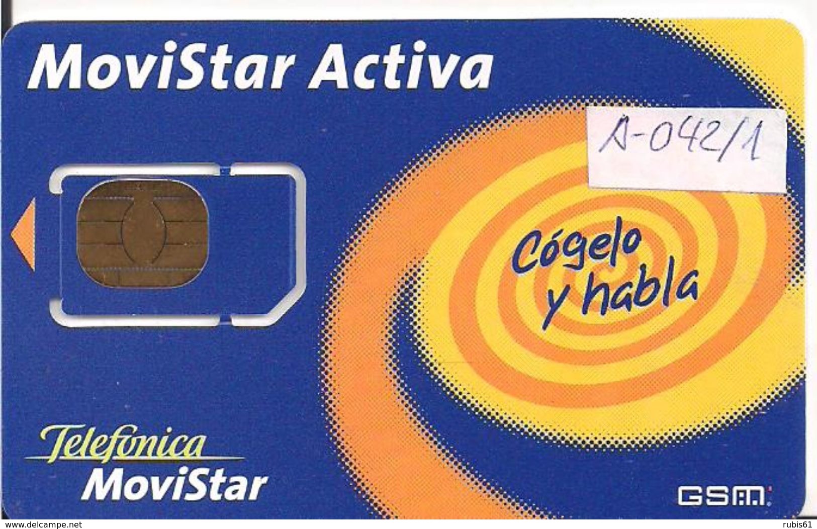 TARJETA GSM MOVISTAR - Telefonica