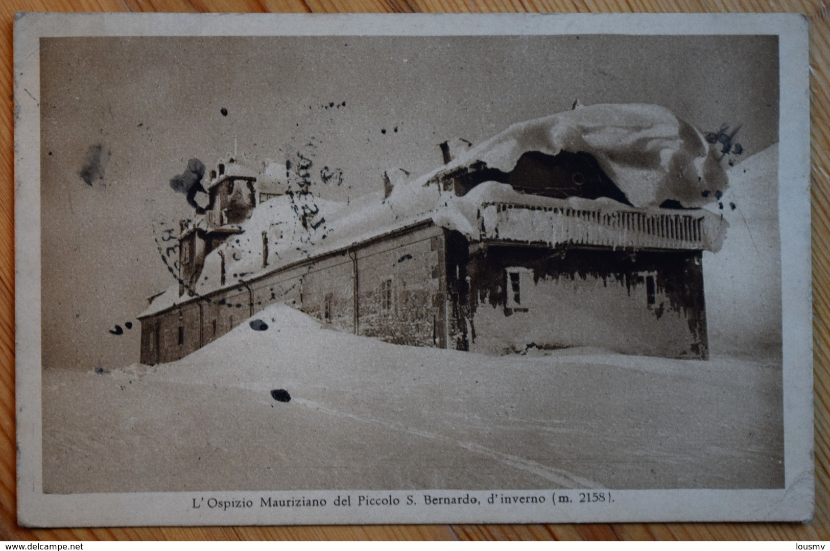 L'Ospizio Mauriziano Del Piccolo San Bernardo D'inverno - Petit Saint-Bernard - (n°9865) - Autres & Non Classés