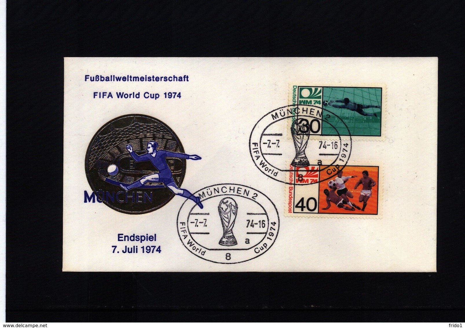 Germany 1974 World Cup In Germany Interesting Cover - 1974 – Germania Ovest