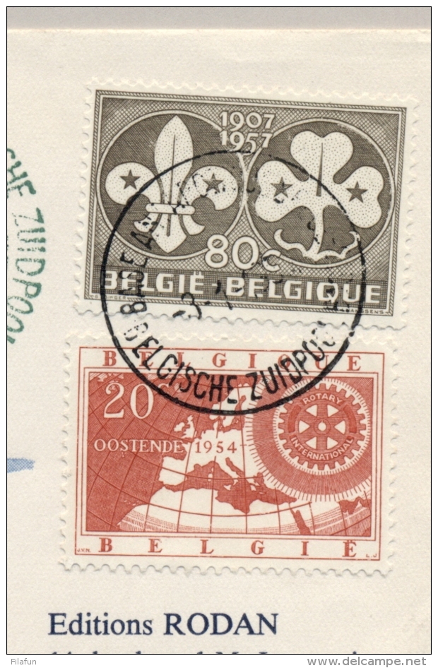 België - 1959 - Cover Van Belgische Zuidpoolexpeditie / Antarctic Expedition Naar Brussel - Brieven En Documenten