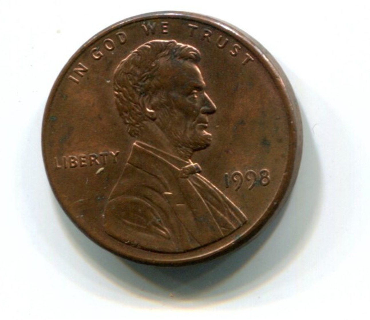 1998 USA 1c Coin - 1959-…: Lincoln, Memorial Reverse
