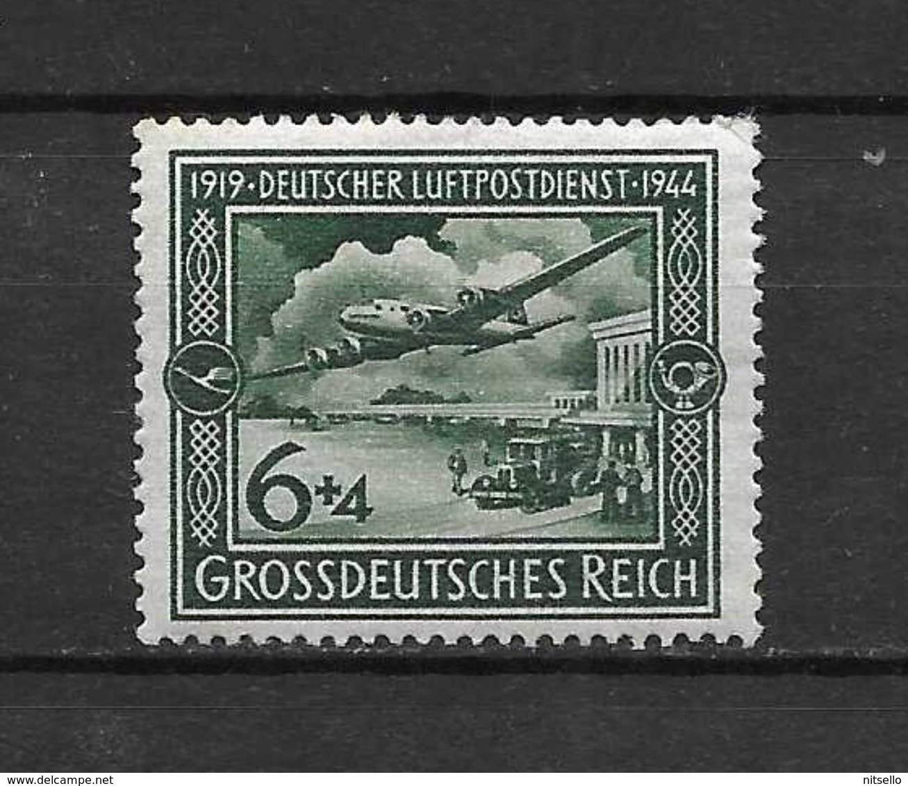 LOTE 1595  ///   ALEMANIA IMPERIO  YVERT Nº: 59*MH - Airmail & Zeppelin