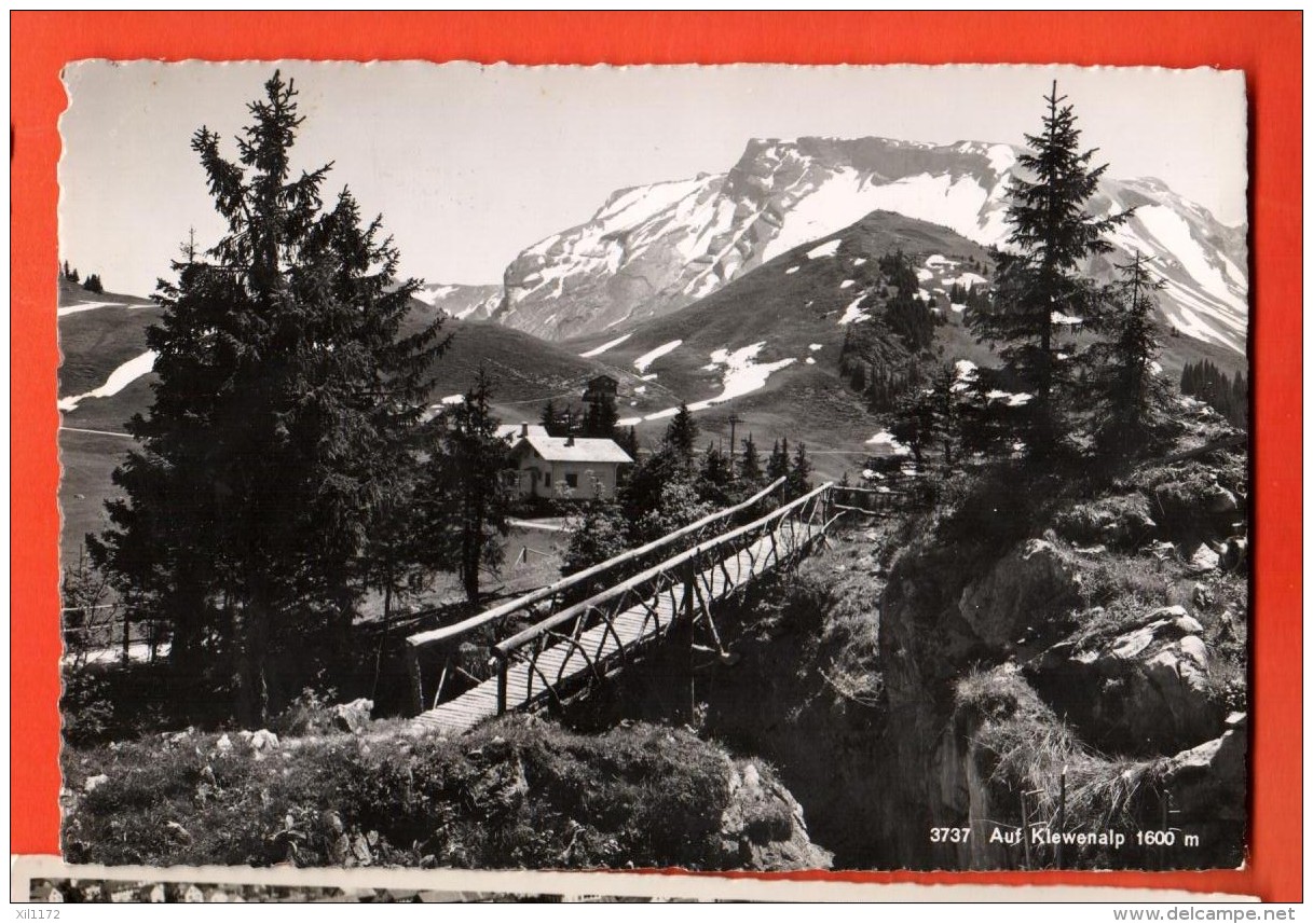 GBA-015  Auf Klewenalp  Stempel Klewenalp Bahn-Restaurant Ob Beckenried. Gelaufen In 1944, Gross Format - Beckenried