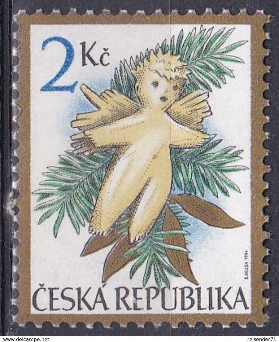 Tschechien Czechia 1994 Religionen Christentum Weihnachten Christmas Noel Engeln Angels, Mi. 59 ** - Neufs