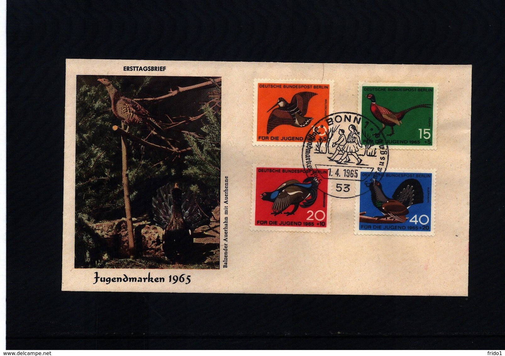 Germany / Deutschland 1965 Birds Interesting FDC - Gallinacées & Faisans