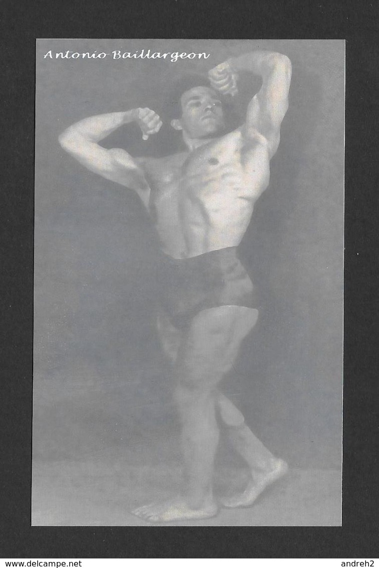 SPORTS - HALTÉROPHILIE - LUTTEUR ANTONIO BAILLARGEON - HOMMES  FORTS DE ST MAGLOIRE QC. - Weightlifting