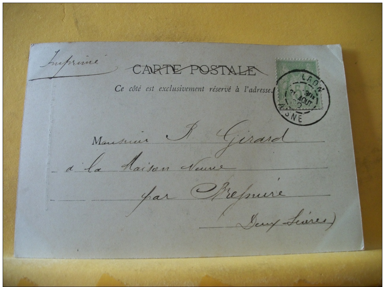 B16 6303 CPA 1900 - 02 CLOCHER ROMAN DE NOUVION LE VINEUX, PRES LAON - EDIT. ? (+DE 20000 CARTES MOINS 1 EURO) - Otros & Sin Clasificación