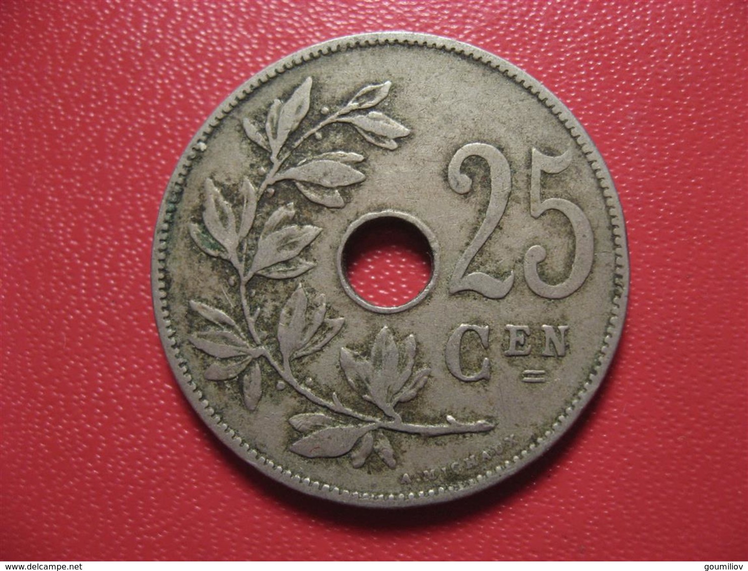 Belgique - Belgie - 25 Centimes 1908 7860 - 25 Cent