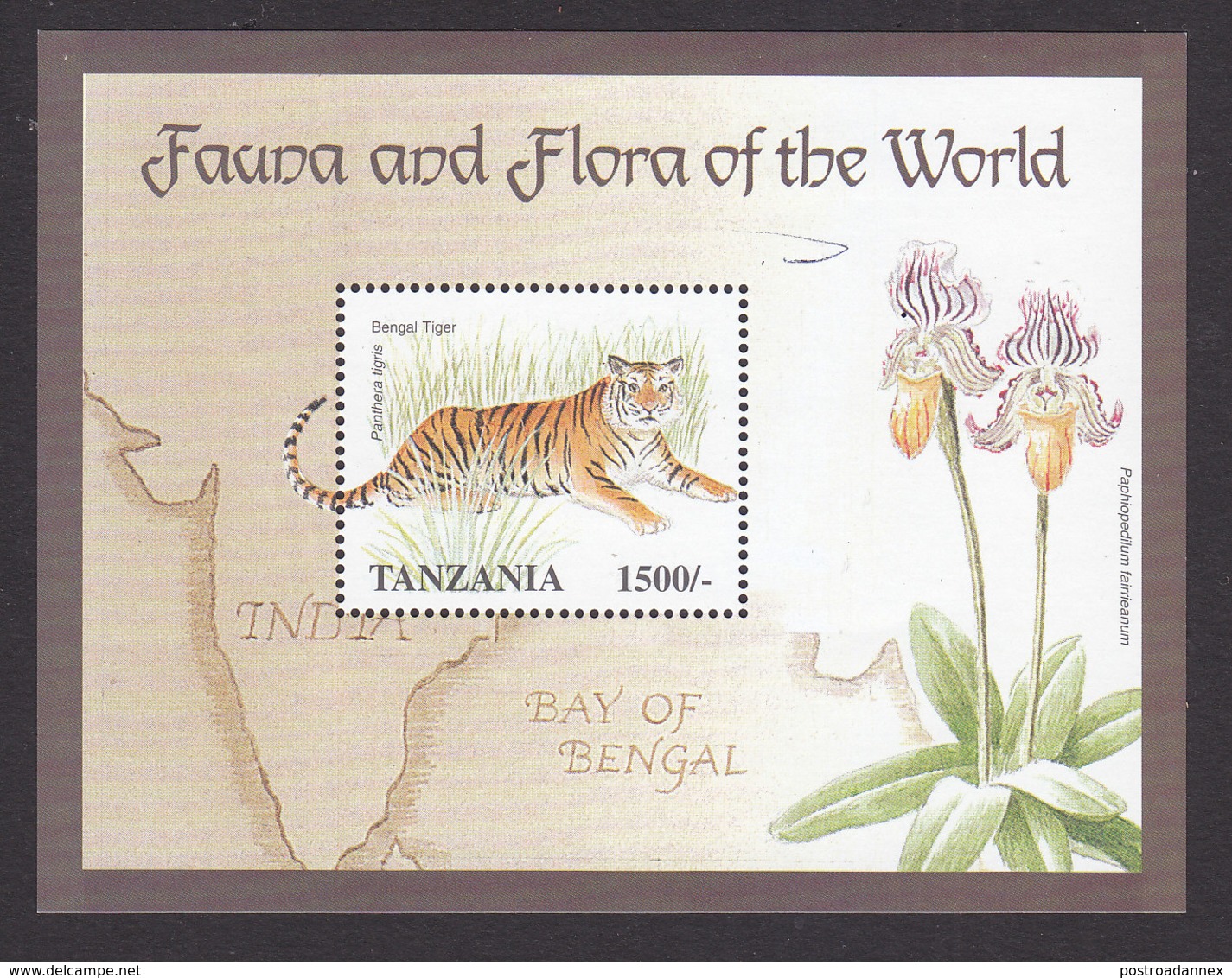 Tanzania, Scott #1717-1718, Mint Never Hinged, Fauna And Flora, Issued 1998 - Tanzanie (1964-...)