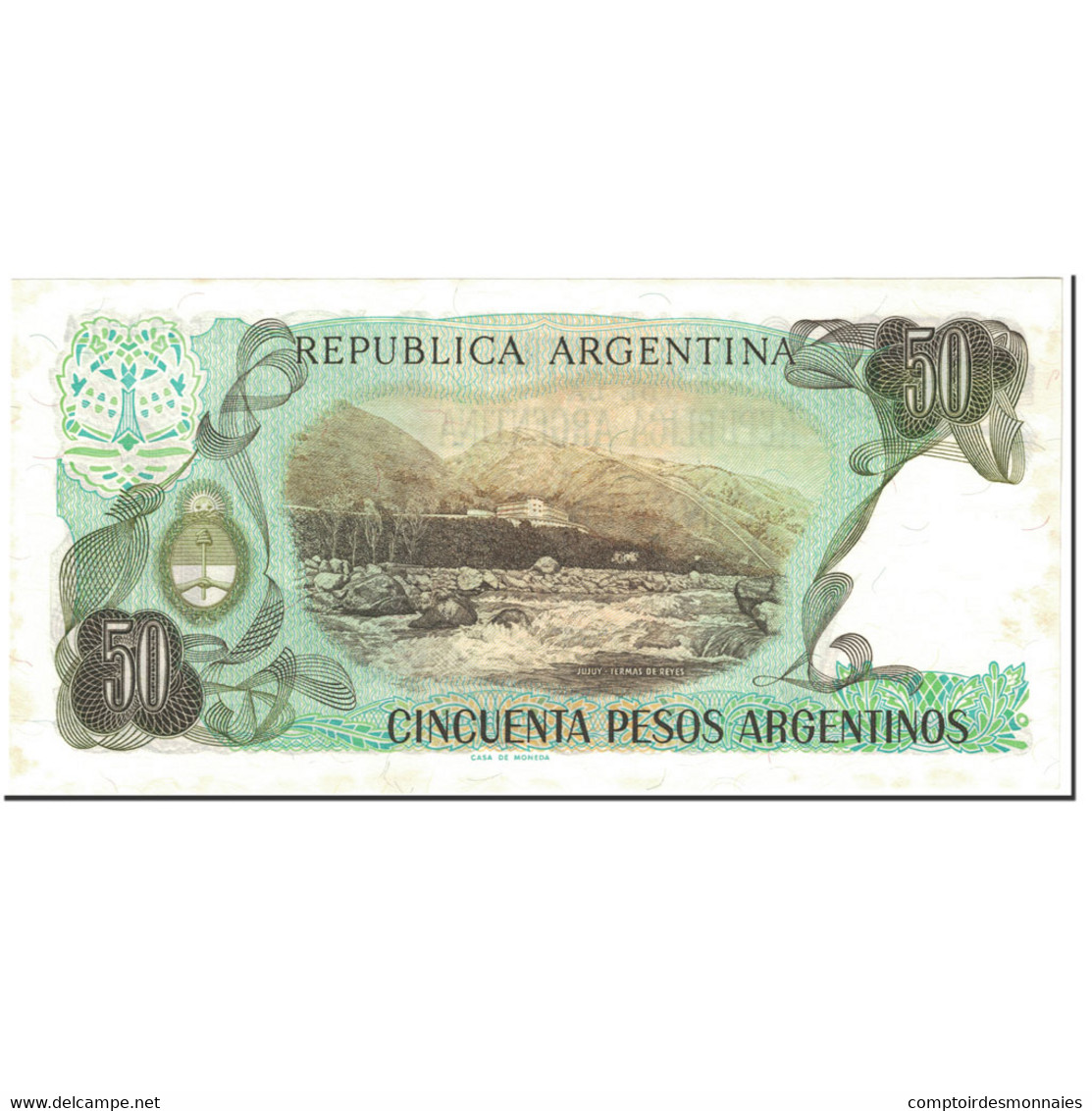 Billet, Argentine, 50 Pesos Argentinos, 1985, Undated (1985), KM:314a, SPL - Argentine
