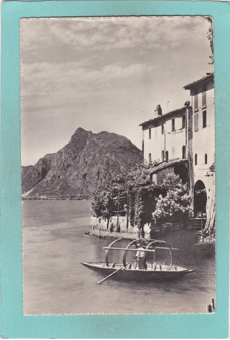 Small Antique Postcard Of Gandria E Monte San Salvatore,Lugano Lake Lugano,Ticino, Switzerland.,R41. - Gandria 