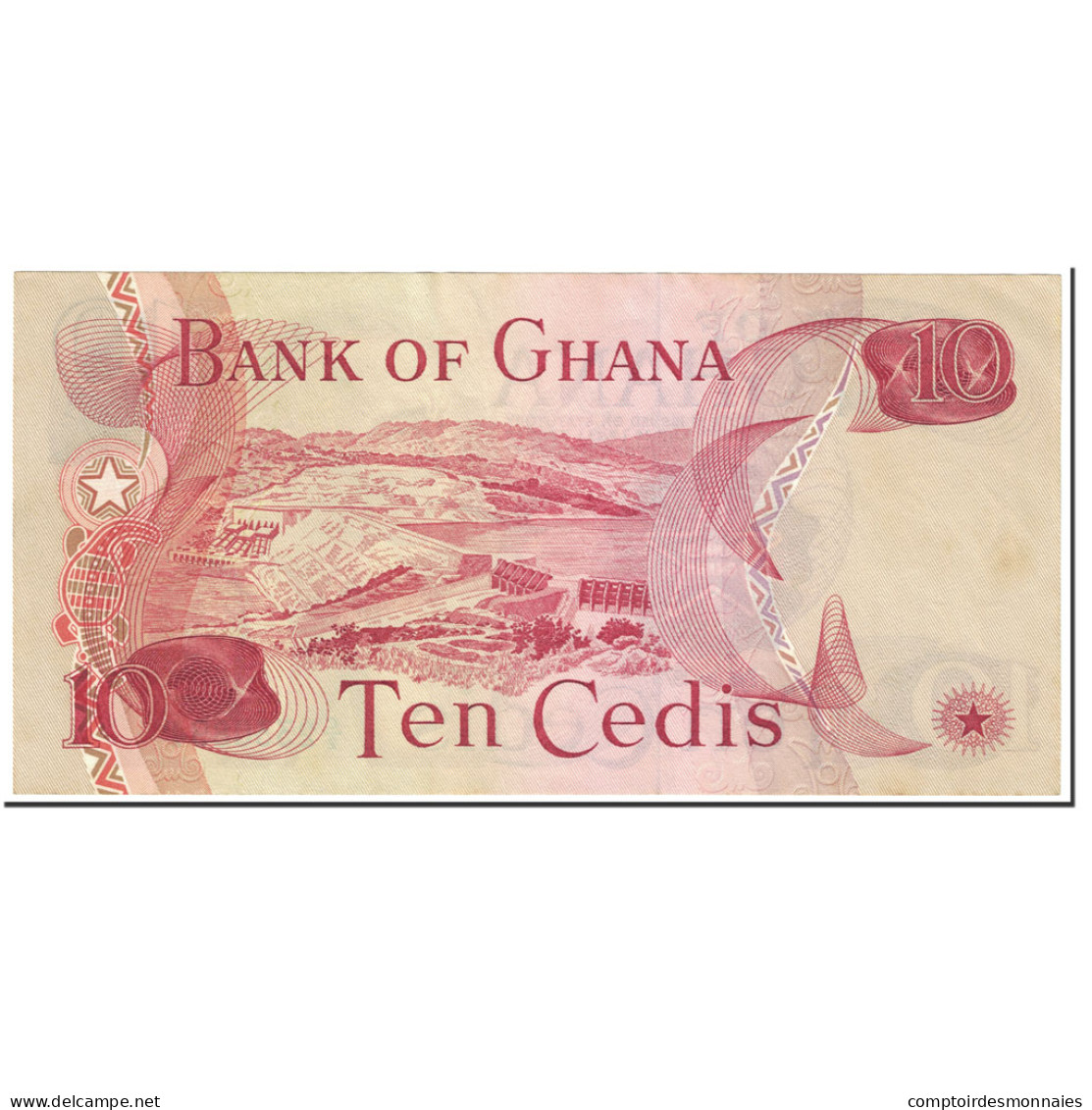 Billet, Ghana, 10 Cedis, 1978, 1978-01-02, KM:16f, NEUF - Ghana