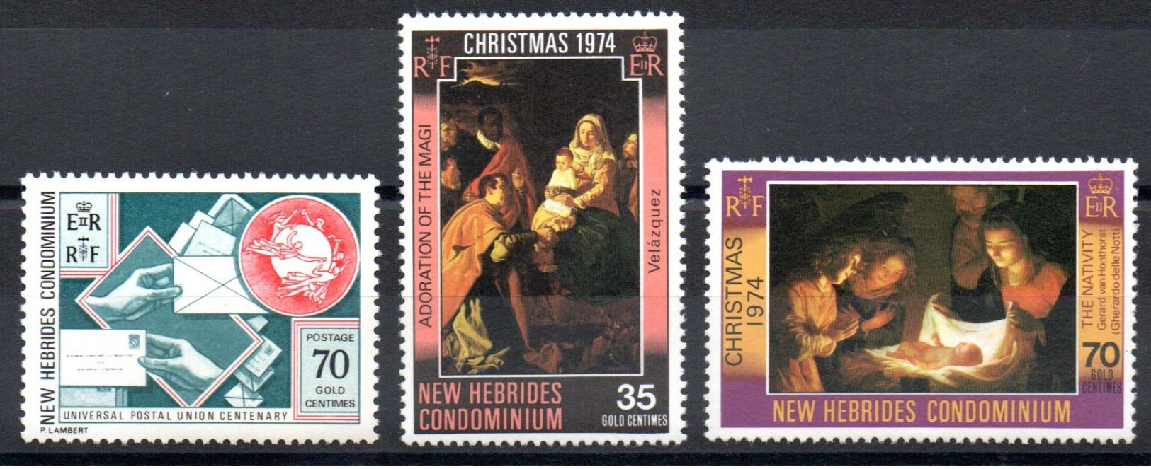 NOUVELLES HEBRIDES - YT N° 403-406-407 - Neuf ** - MNH - Cote: 3,30 € - Unused Stamps