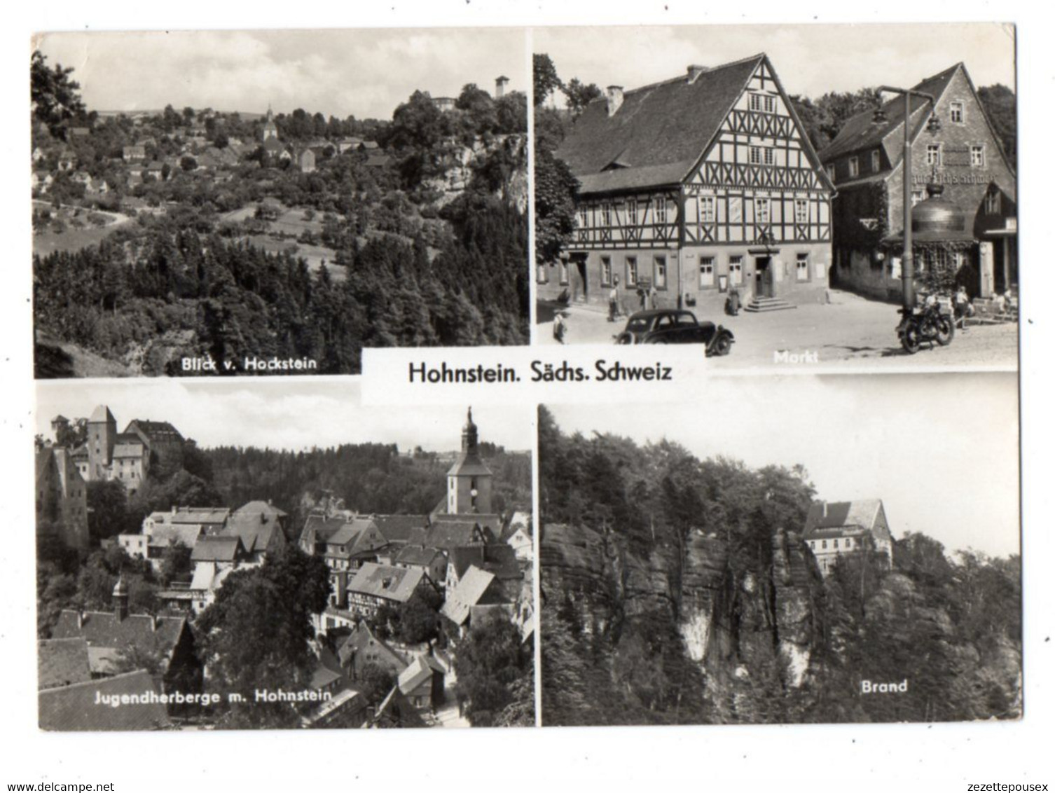 37544-LE-ALLEMAGNE-Hohnstein Sächs. Schweiz---------------multivues - Hohnstein (Saechs. Schweiz)