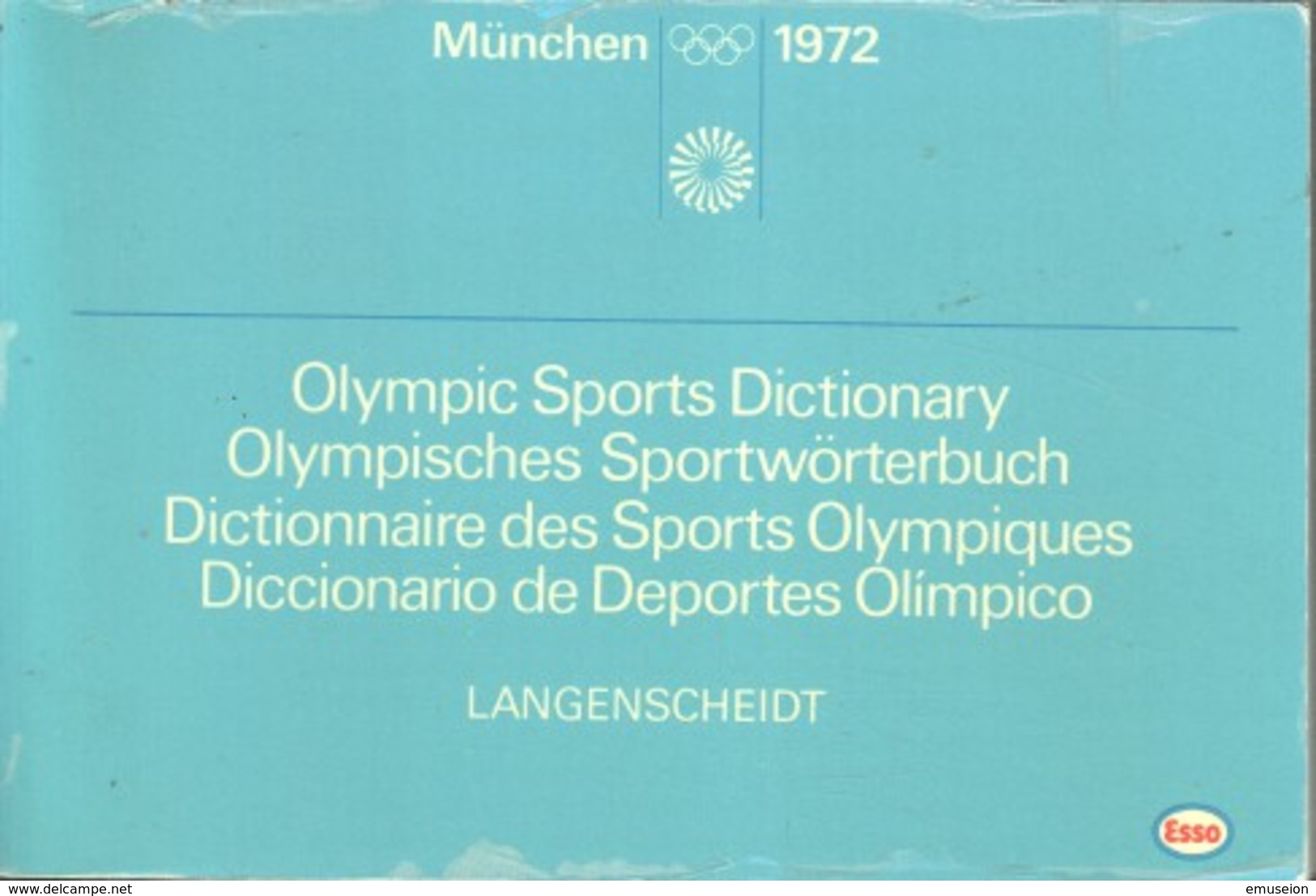 Olympisches Sportwörterbuch : Dt., Engl., Français, Espanol = Olympic Sports Dictionary = Dictionnaire Des Spo - Sonstige & Ohne Zuordnung