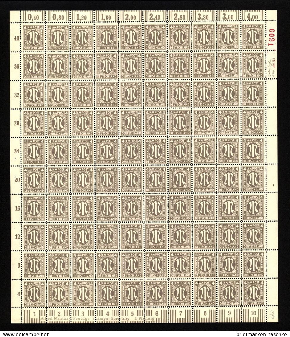 Am-Post-Bogen,18Dz,BT.3,mit VI,gefaltet,xx (M7) - Sonstige & Ohne Zuordnung