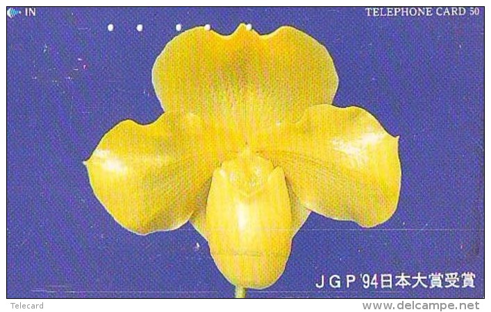 Télécarte  Japan Fleur ORCHID (3686)  Orchidée Orquídea Orchidee Flower - Fleurs